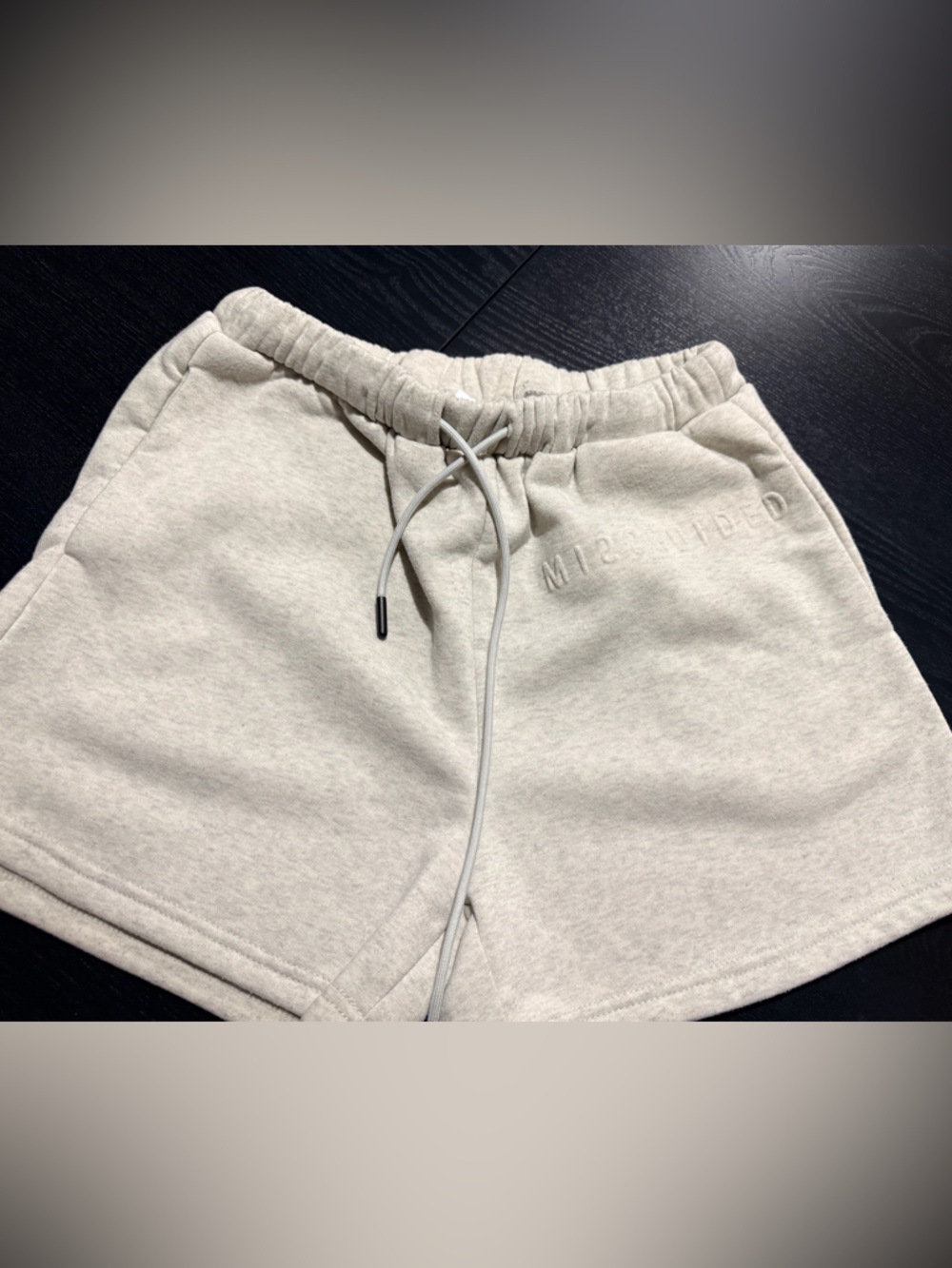 Missguided + Cream Fleece Lounge Shorts
